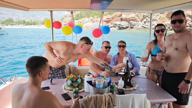 Birthday Yacht Rental in Alanya | Private Charter & Party at Sea