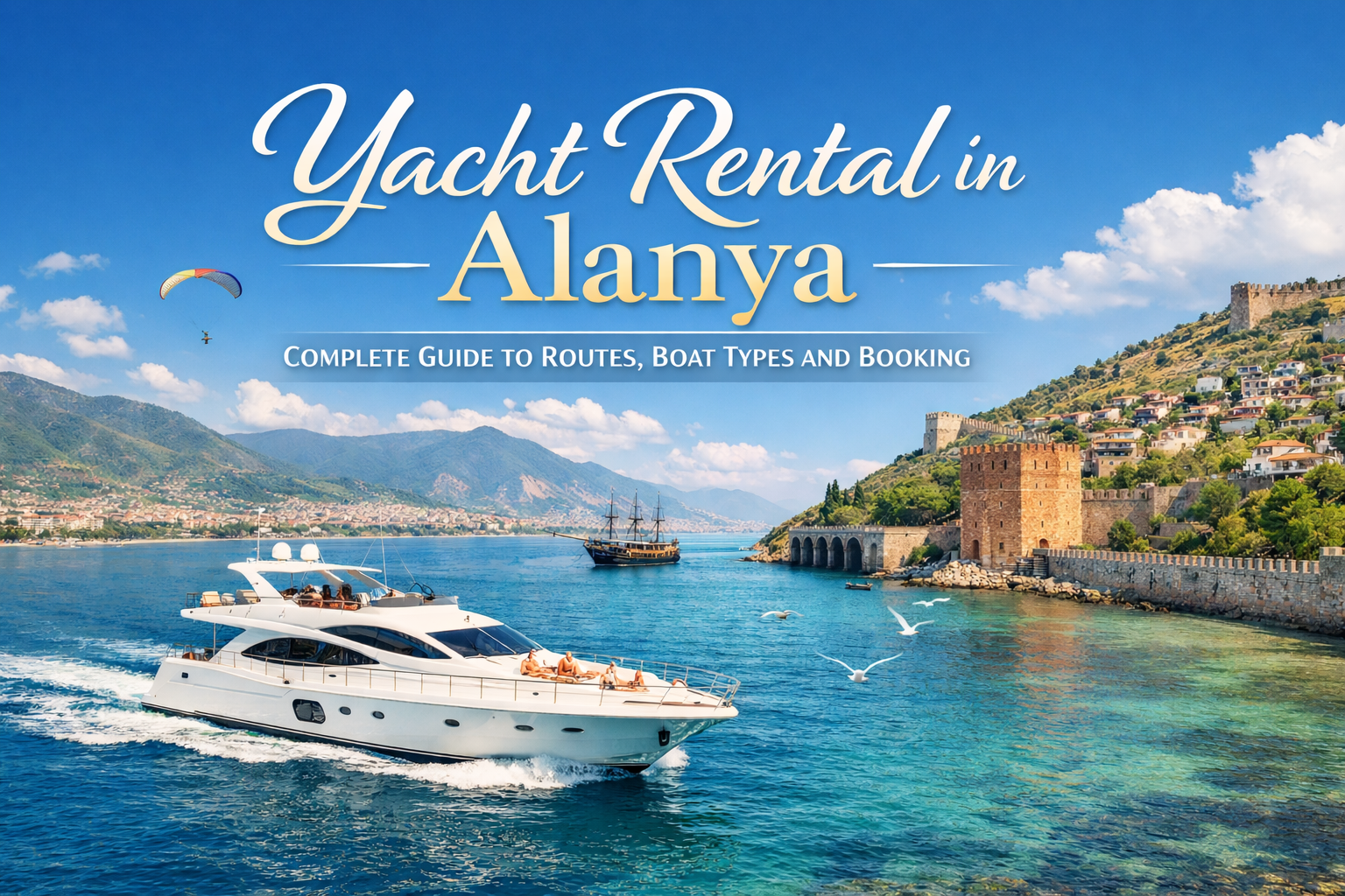 Alanya Yat Kiralama | Özel Yatlar, Rotalar ve Rezervasyon Rehberi